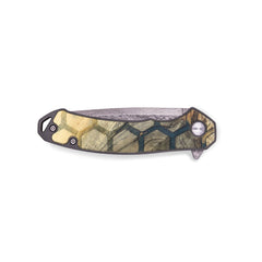 EDC Wood+Resin Pocket Knife - Paulina (Pattern, 719331)