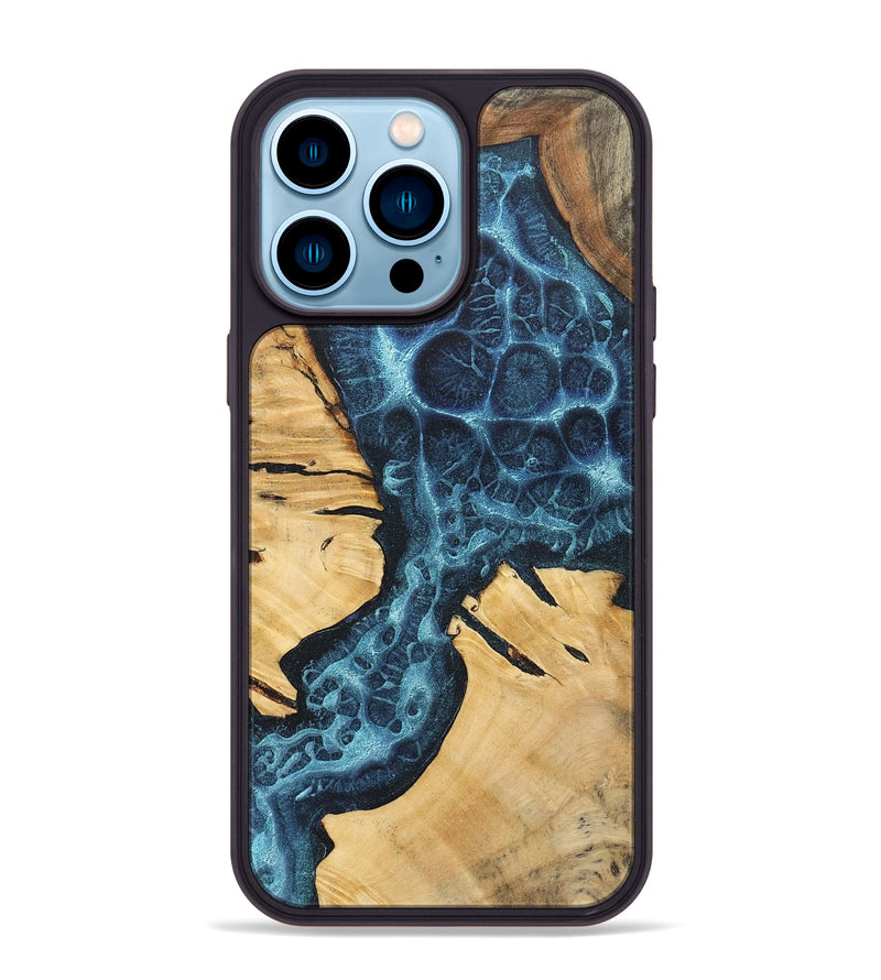 iPhone 14 Pro Max Wood+Resin Phone Case - Sharyn (Static, 720674)