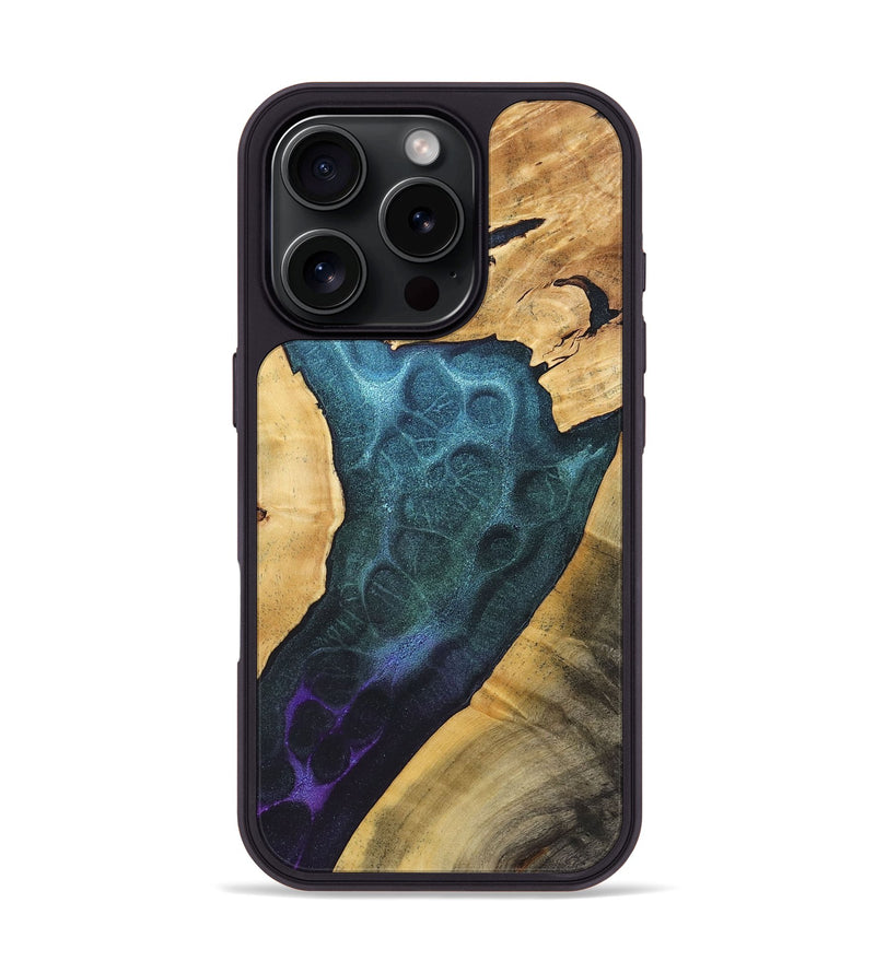 iPhone 16 Pro Wood+Resin Phone Case - Alex (Static, 720677)