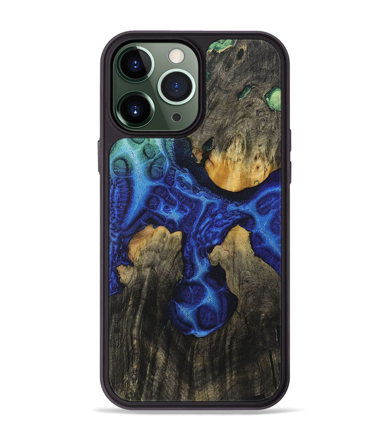 iPhone 13 Pro Max Wood+Resin Phone Case - Malakai (Static, 720691)