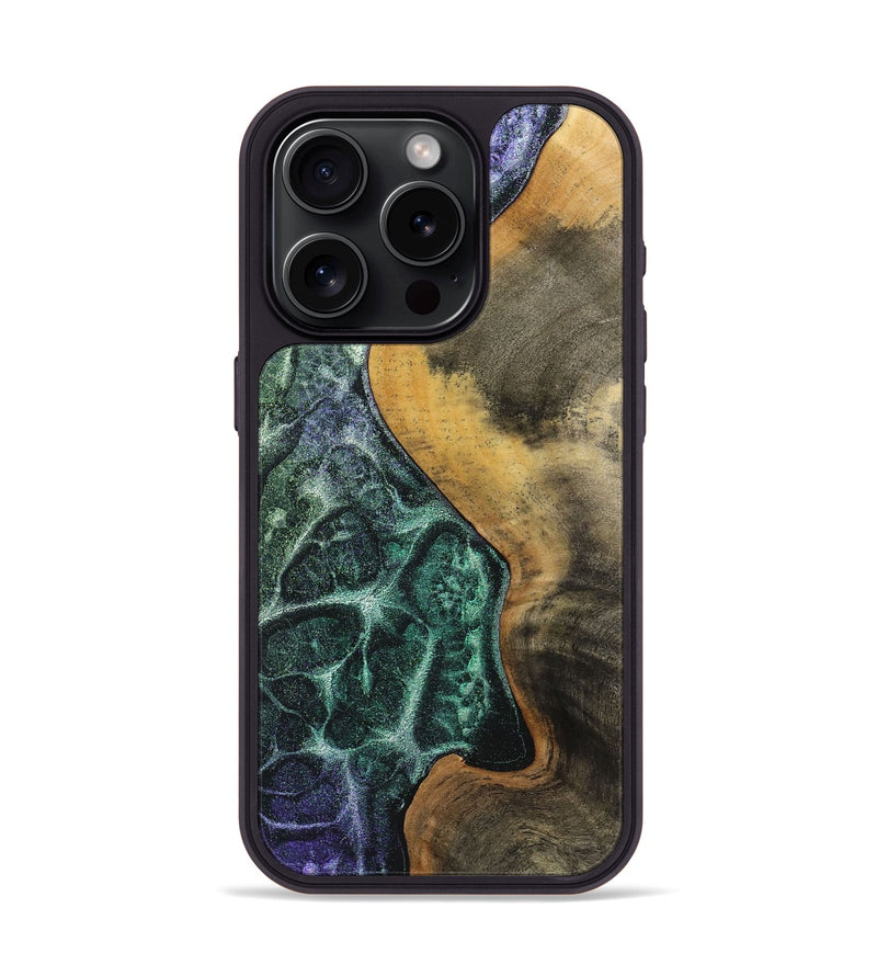 iPhone 15 Pro Wood+Resin Phone Case - Genesis (Static, 720692)