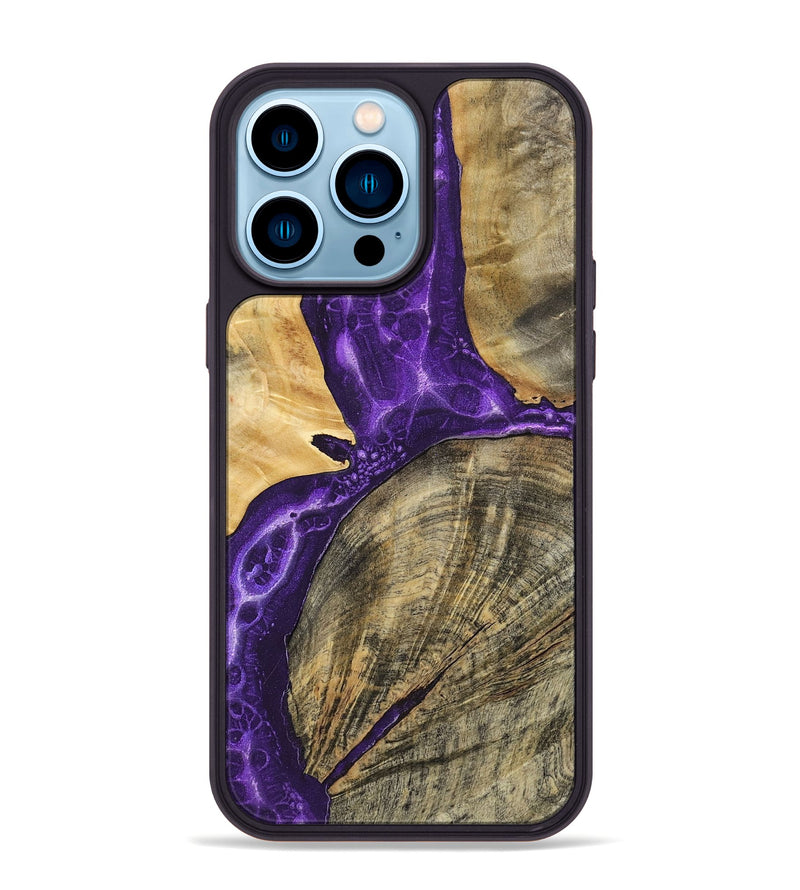 iPhone 14 Pro Max Wood+Resin Phone Case - Tyrese (Static, 720977)