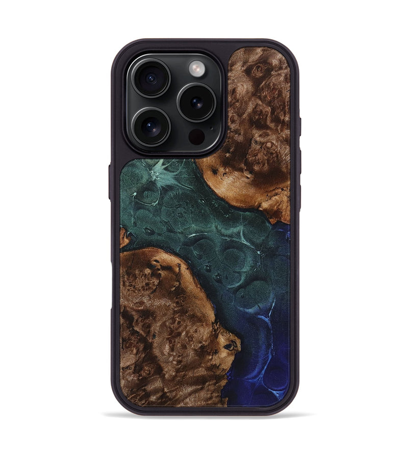 iPhone 16 Pro Wood+Resin Phone Case - Sawyer (Static, 720978)
