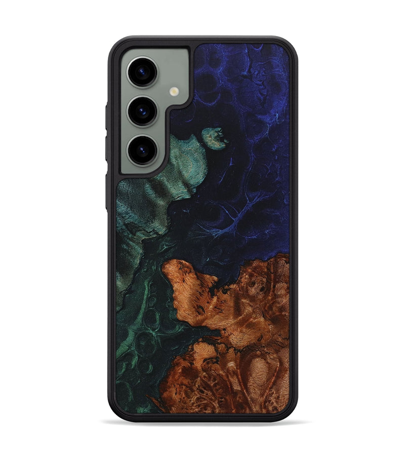 Galaxy S24 Plus Wood+Resin Phone Case - Violet (Static, 720979)