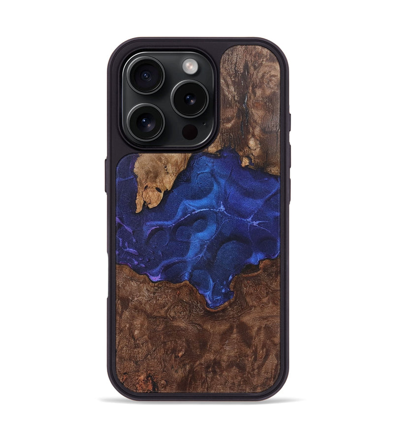 iPhone 16 Pro Wood+Resin Phone Case - Chasity (Static, 722271)