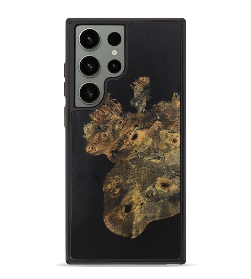 Galaxy S23 Ultra Wood+Resin Phone Case - Jada (Pure Black, 722424)