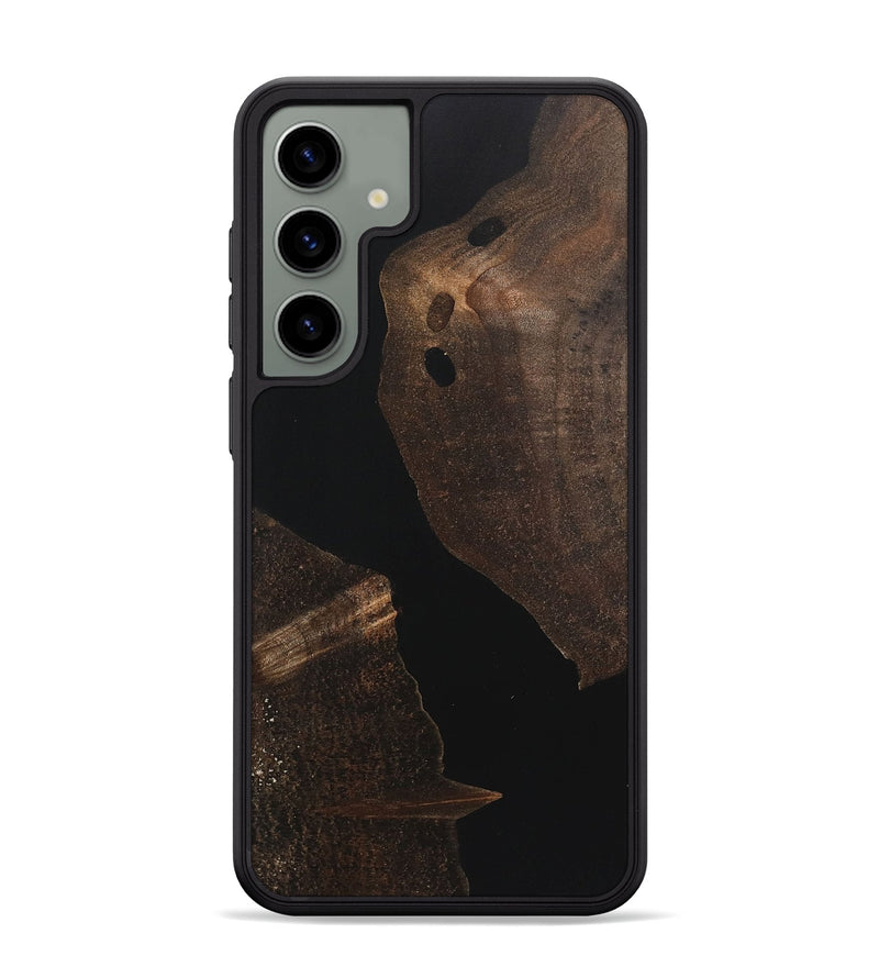 Galaxy S24 Plus Wood+Resin Phone Case - Blair (Pure Black, 723171)