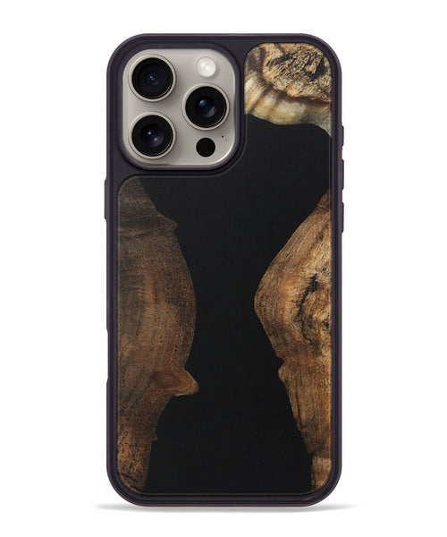 iPhone 16 Pro Max Wood Phone Case - Malcolm (Pure Black, 723324)