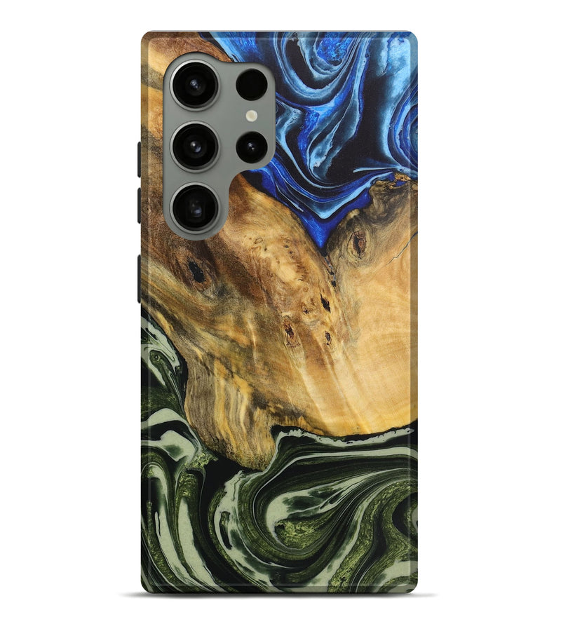 Galaxy S24 Ultra Wood Live Edge Phone Case - Elijah (Ombre, 724272)