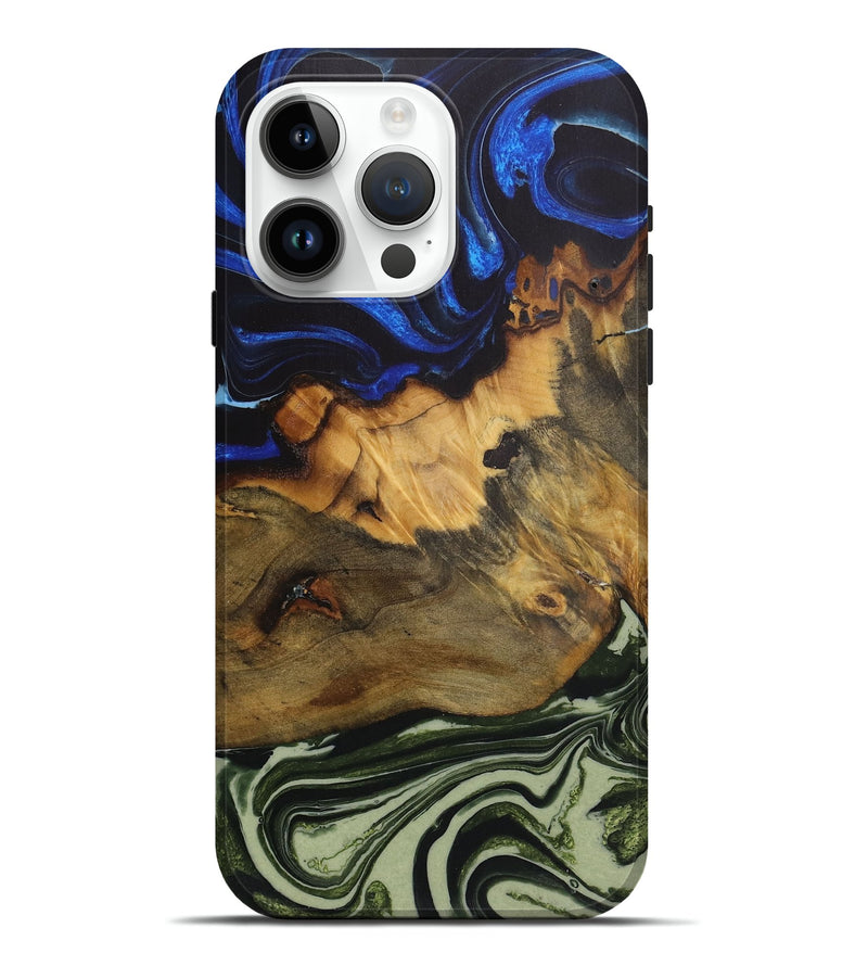 iPhone 15 Pro Max Wood Live Edge Phone Case - Darryl (Ombre, 724274)