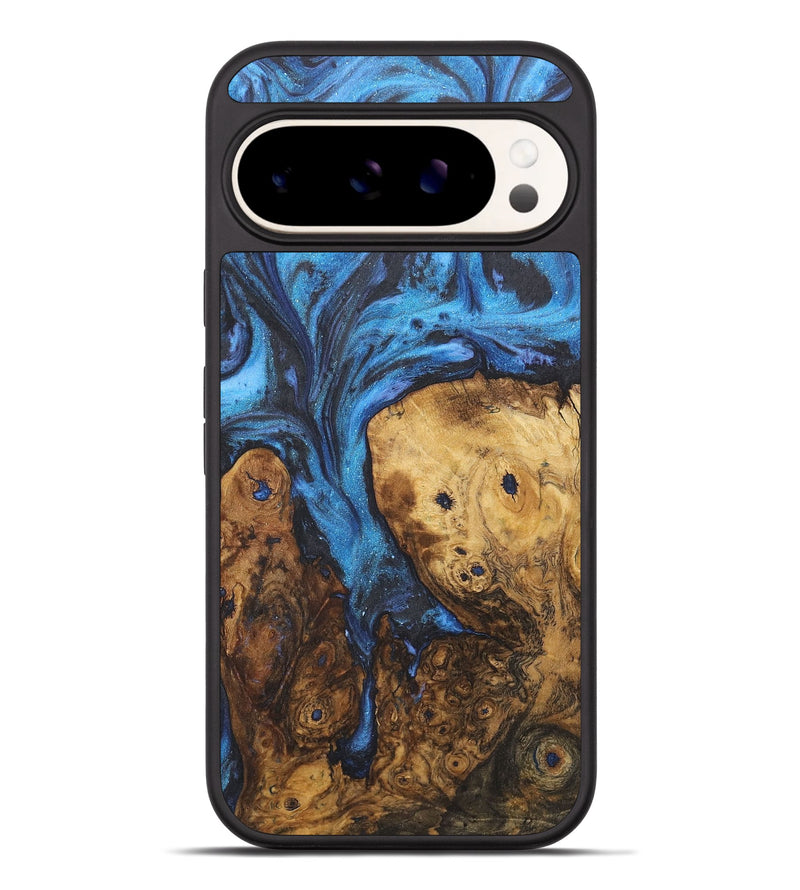 Pixel 9 Pro XL Wood Phone Case - Gretchen (Blue, 724370)