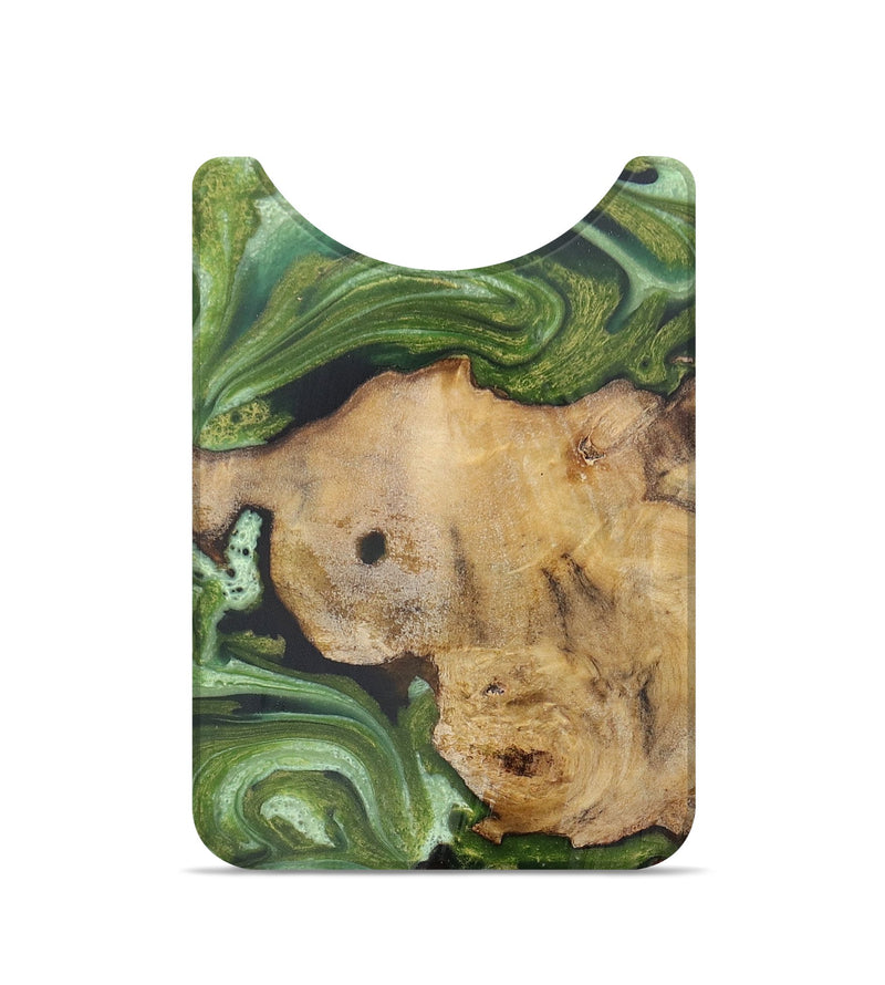 Live Edge Wood Wallet - Nina (Green, 724650)