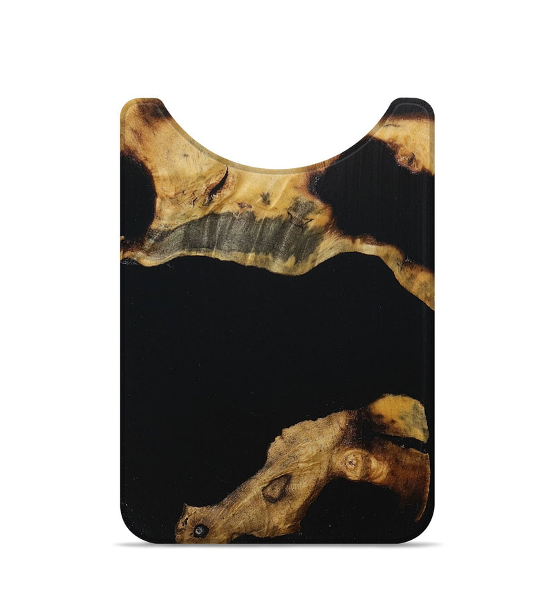 Live Edge Wood Wallet - Annabella (Pure Black, 724657)