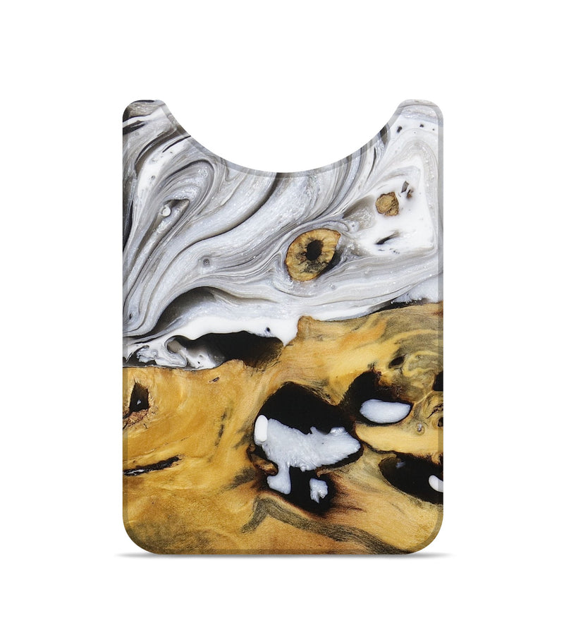 Live Edge Wood Wallet - Natalie (Black & White, 724660)
