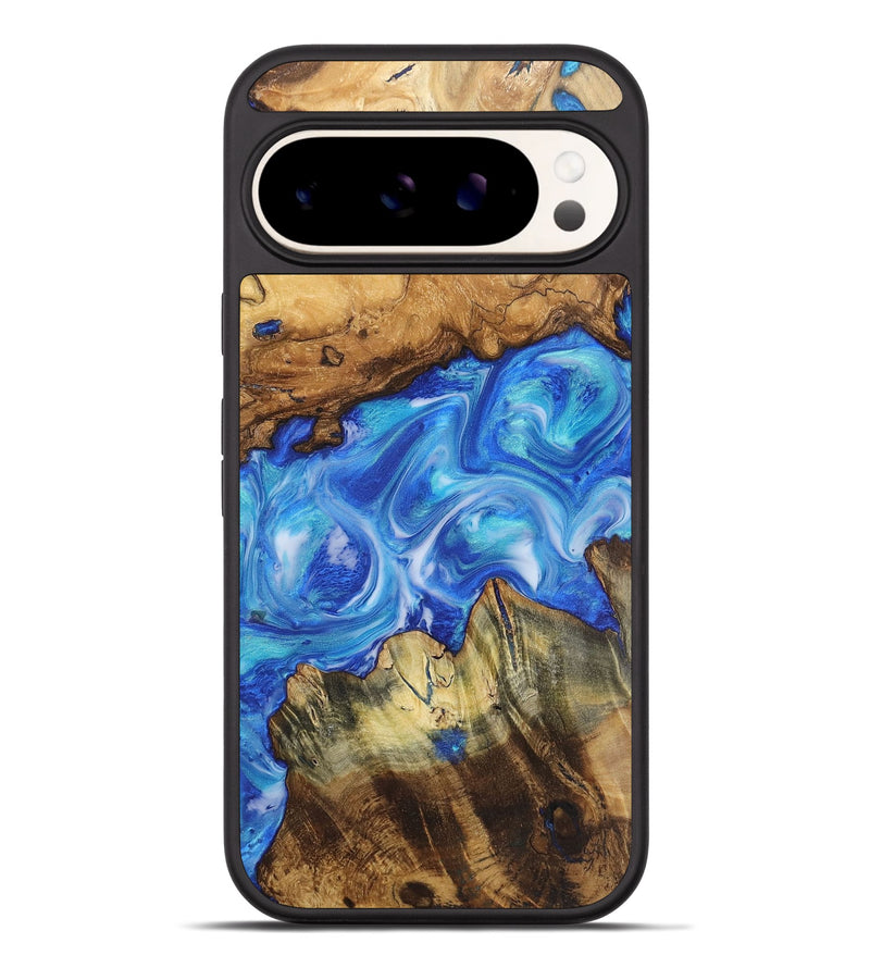 Pixel 9 Pro XL Wood Phone Case - Inez (Blue, 725127)
