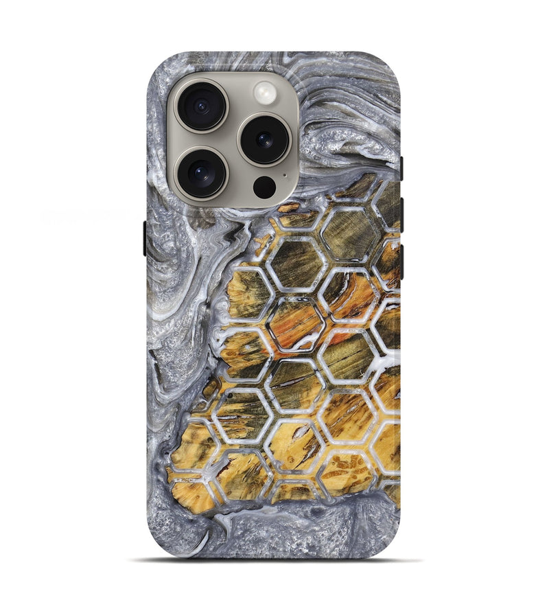 iPhone 16 Pro Wood Live Edge Phone Case - Carole (Pattern, 725595)