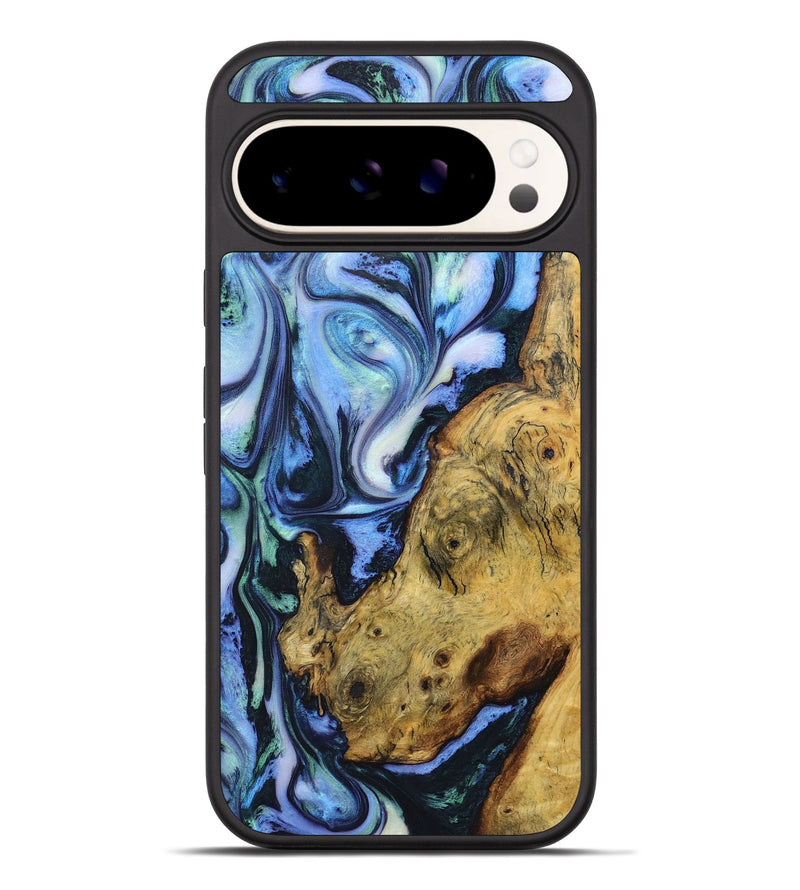Pixel 9 Pro XL Wood Phone Case - Harlow (Blue, 726053)