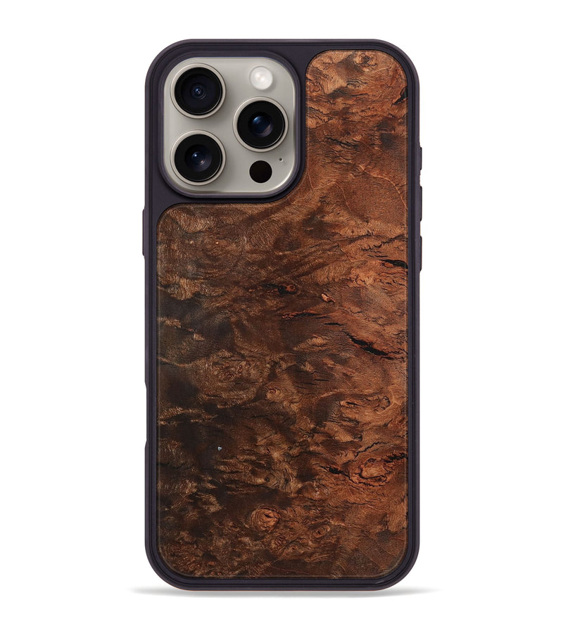 iPhone 16 Pro Max Wood Phone Case - Rudy (Wood Burl, 726410)