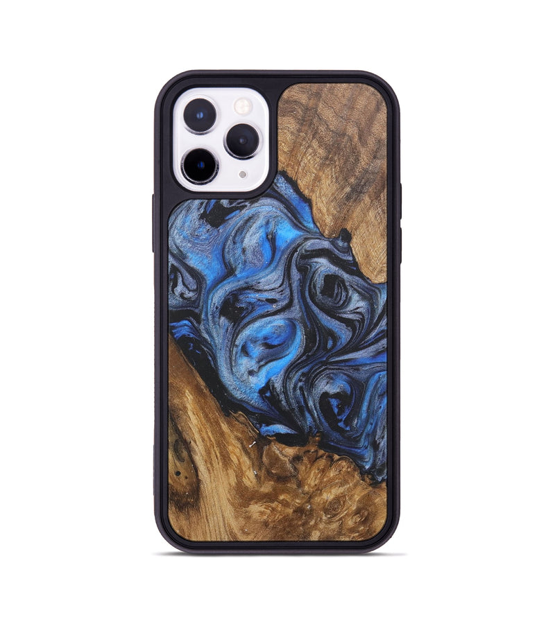 iPhone 11 Pro Wood Phone Case - Franco (Blue, 727106)