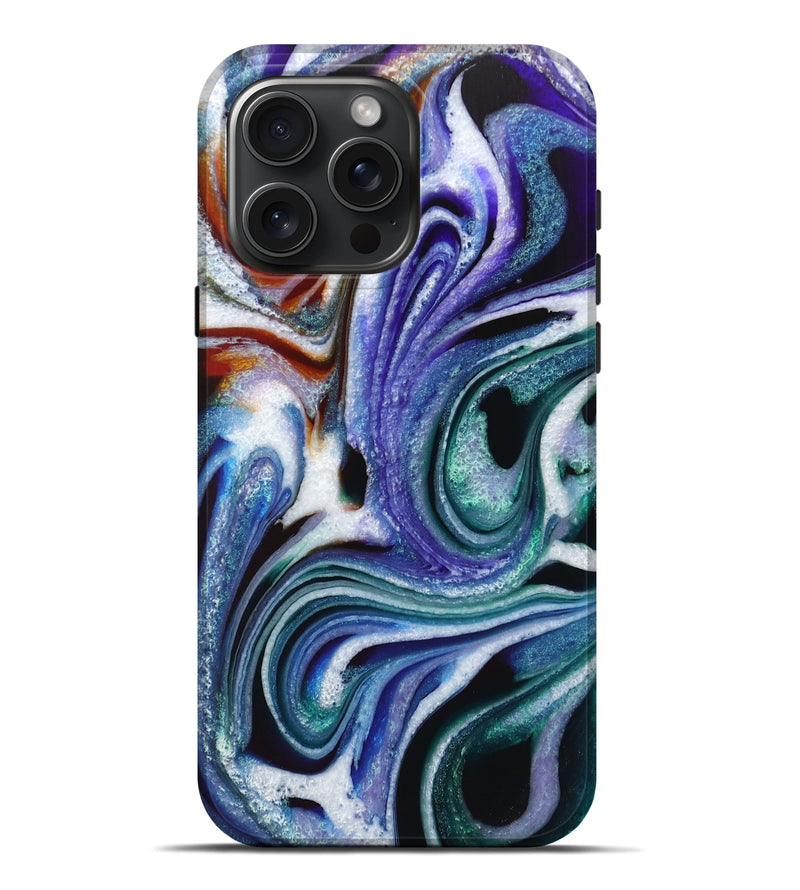 iPhone 16 Pro Max ResinArt Live Edge Phone Case - Natala (Ombre, 727248)