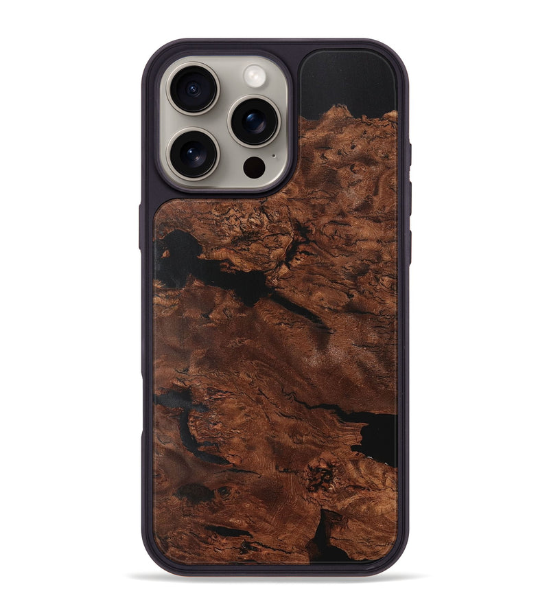 iPhone 16 Pro Max Wood Phone Case - Tristian (Wood Burl, 727624)