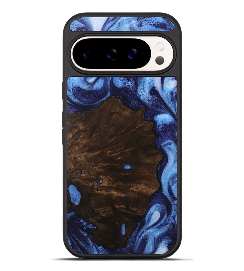 Pixel 9 Pro XL Wood Phone Case - Georgene (Blue, 728009)