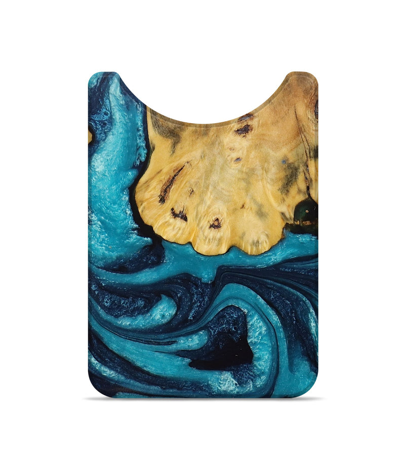 Live Edge Wood Wallet - Karen (Blue, 728915)