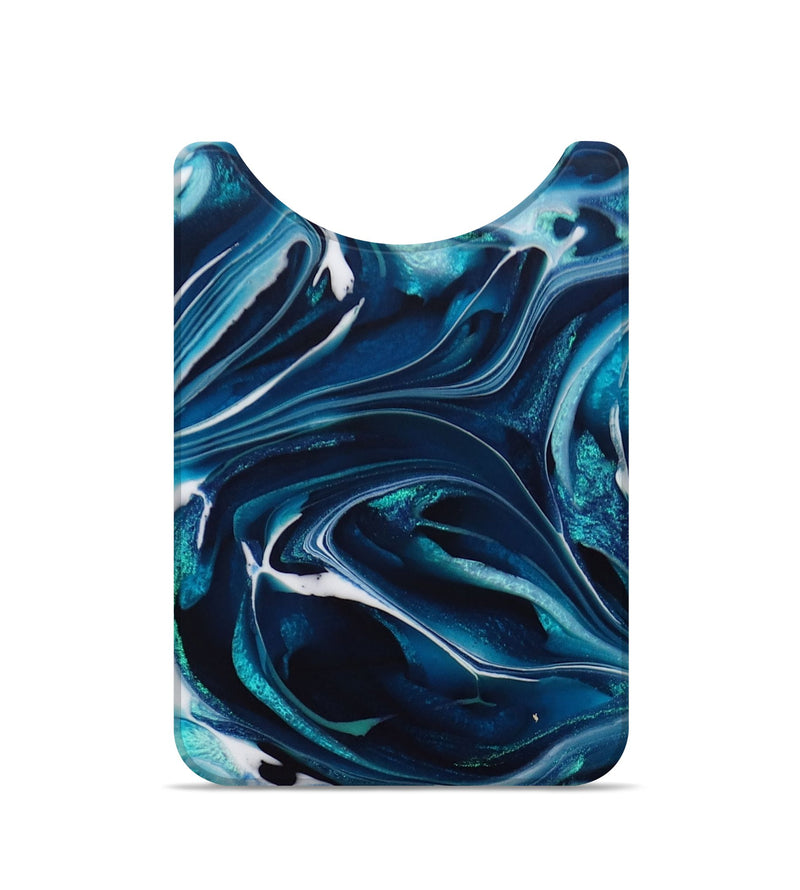 Live Edge ResinArt Wallet - Sara (Blue, 728921)