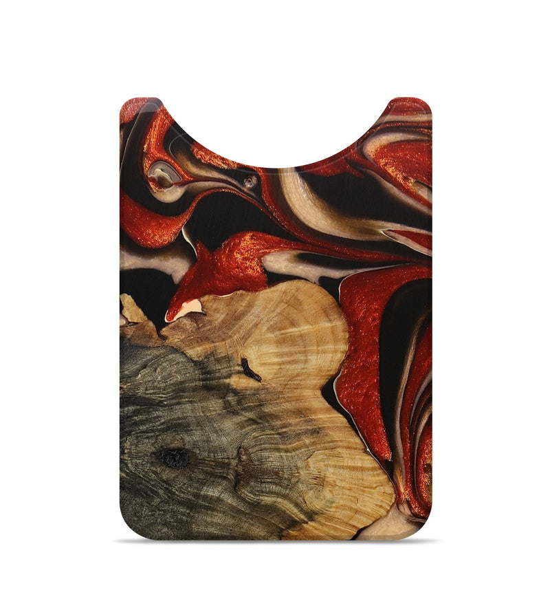 Live Edge Wood Wallet - Reed (Red, 728922)