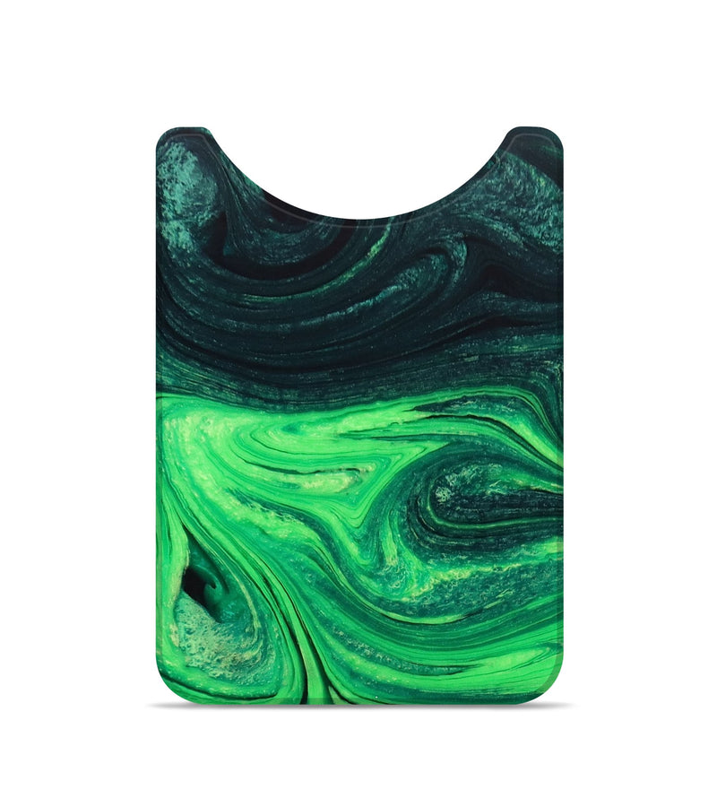 Live Edge ResinArt Wallet - Terrance (Green, 728925)