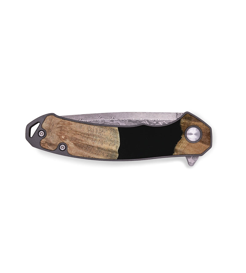 EDC Wood Pocket Knife - Jolanda (Pure Black, 730849)