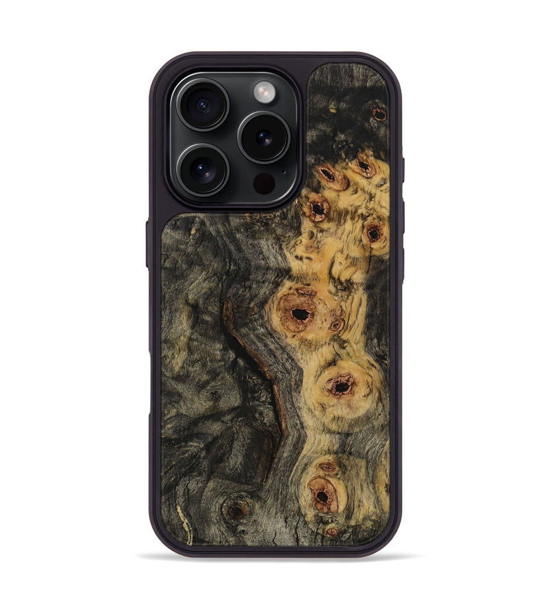 iPhone 16 Pro Wood Phone Case - Virgia (Wood Burl, 731725)