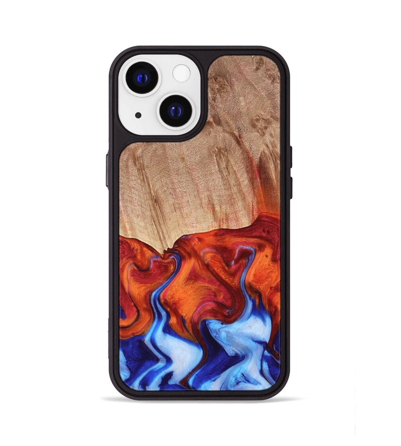 iPhone 13 Wood Phone Case - Kian (Fire & Ice, 732904)