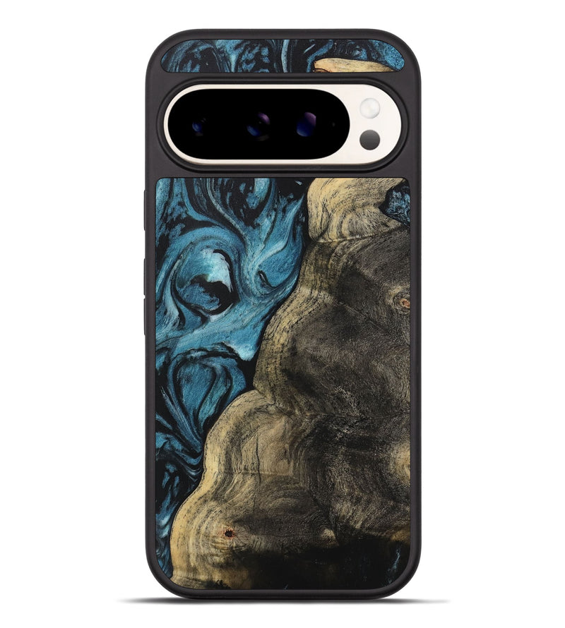 Pixel 9 Pro XL Wood Phone Case - Ivah (Blue, 733206)