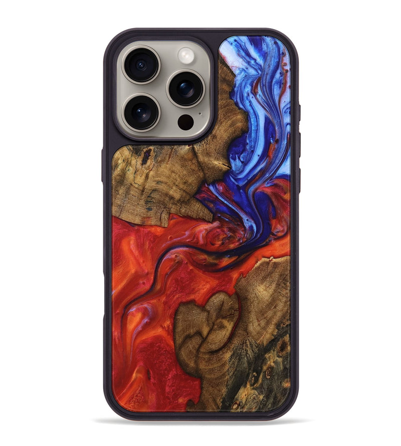 iPhone 16 Pro Max Wood Phone Case - Sopa (Fire & Ice, 734179)