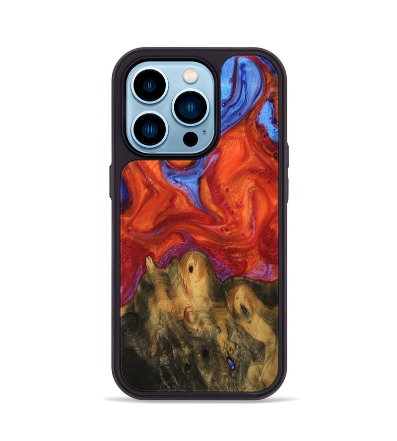 iPhone 14 Pro Wood Phone Case - Tobi (Fire & Ice, 734187)