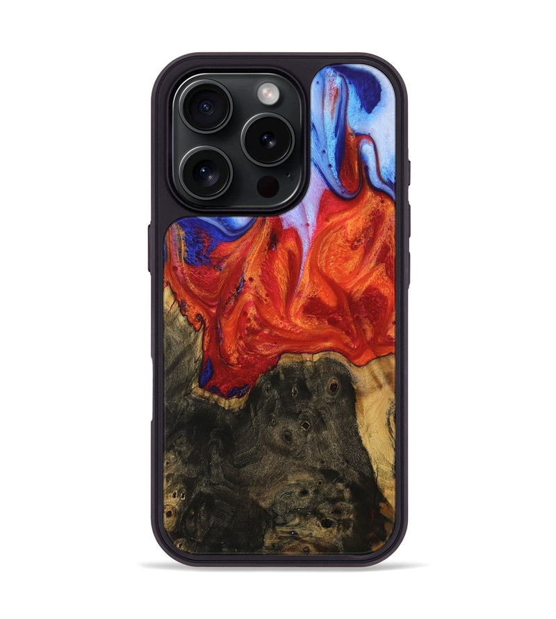 iPhone 16 Pro Wood Phone Case - Kaye (Fire & Ice, 734188)