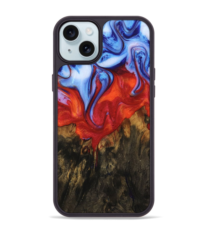 iPhone 15 Plus Wood Phone Case - Drucy (Fire & Ice, 734189)