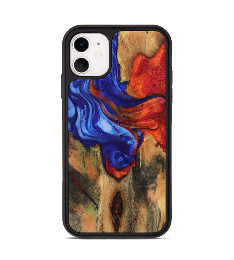 iPhone 11 Wood Phone Case - Pegeen (Fire & Ice, 734199)