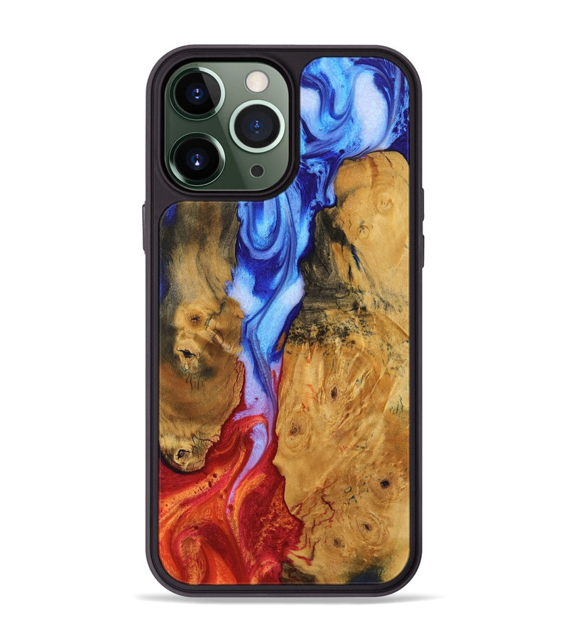 iPhone 13 Pro Max Wood Phone Case - Caiden (Fire & Ice, 734200)
