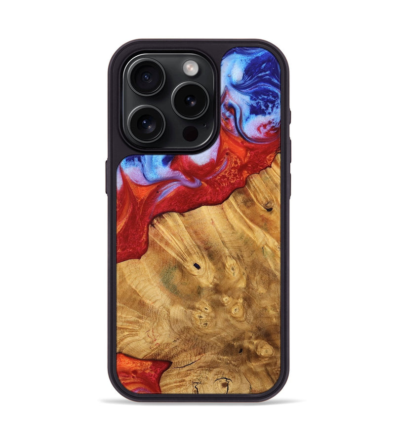iPhone 15 Pro Wood Phone Case - Tinto (Fire & Ice, 734211)