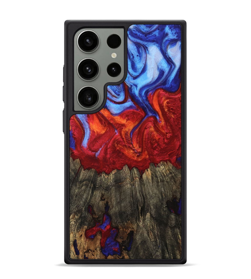 Galaxy S24 Ultra Wood Phone Case - Natalia (Fire & Ice, 734213)