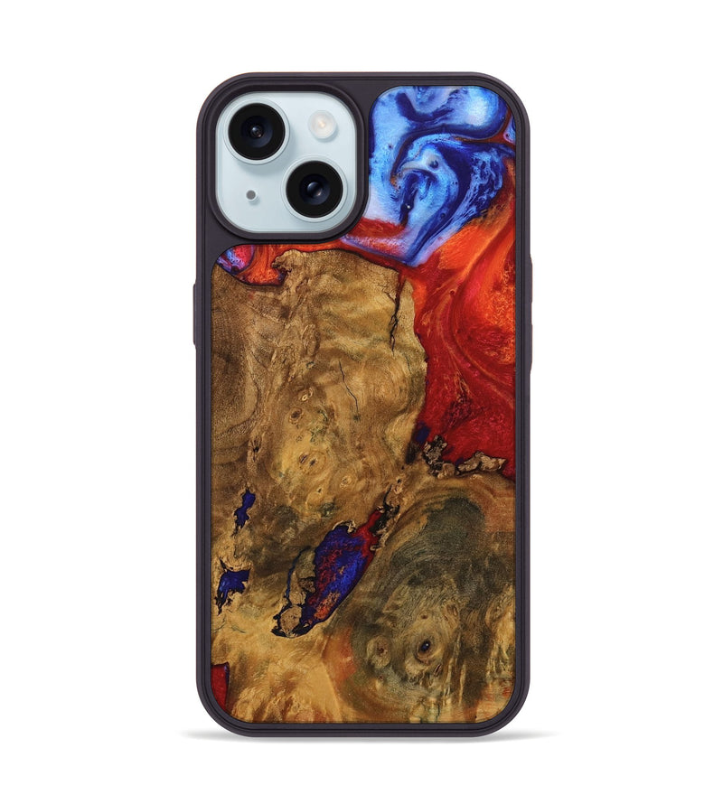 iPhone 15 Wood Phone Case - Otha (Fire & Ice, 734216)