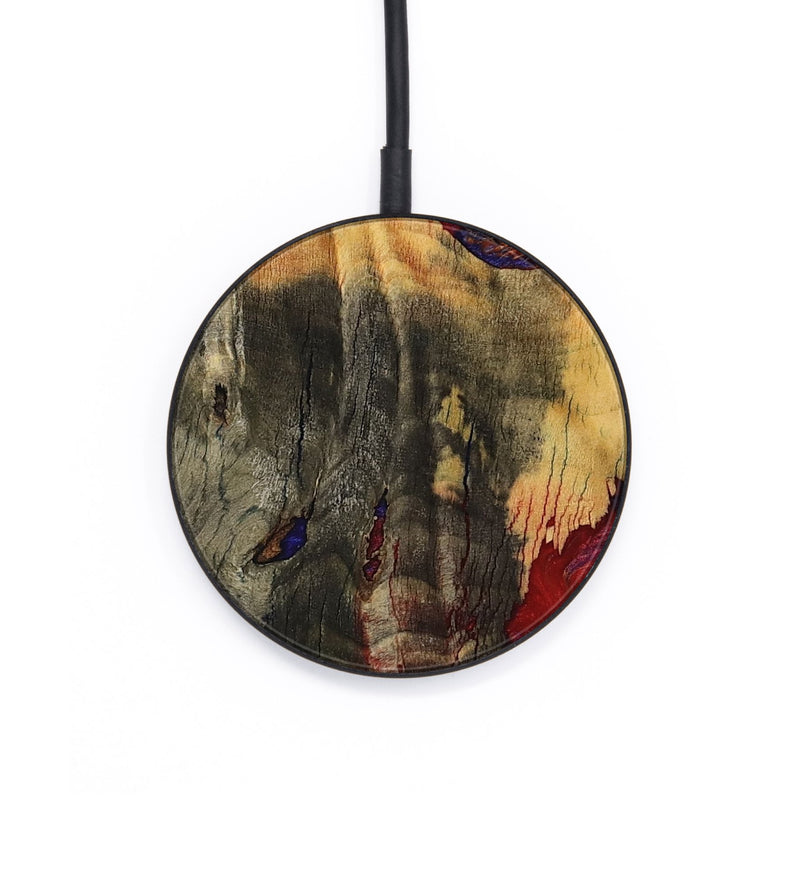 Circle Wood Wireless Charger - Emerson (Fire & Ice, 734217)