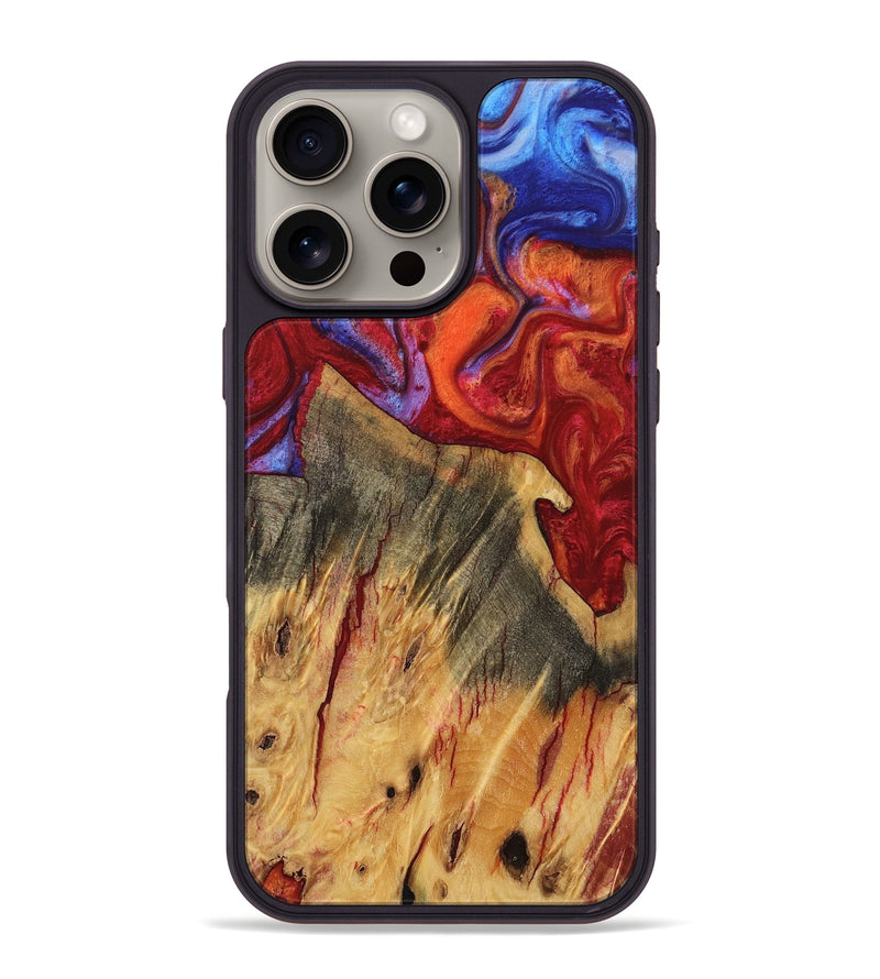 iPhone 16 Pro Max Wood Phone Case - Celle (Fire & Ice, 734228)