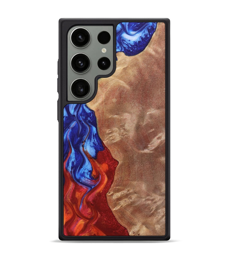 Galaxy S24 Ultra Wood Phone Case - Kaylynn (Fire & Ice, 734291)