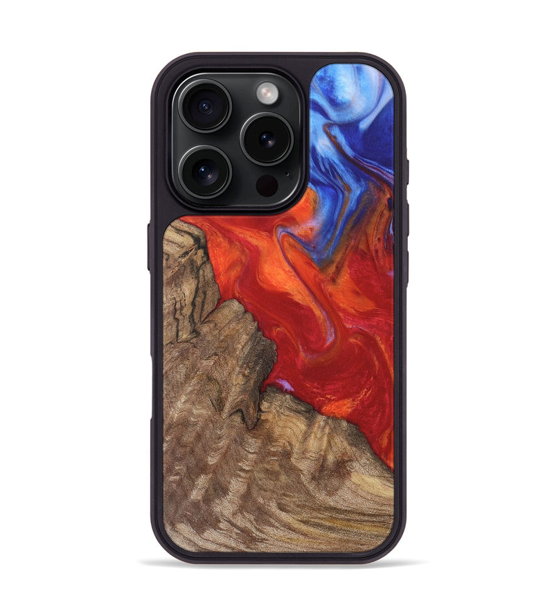 iPhone 16 Pro Wood Phone Case - Nell (Fire & Ice, 734309)