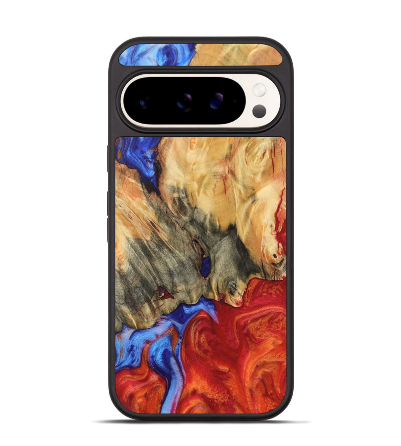 Pixel 9 Pro Wood Phone Case - Liping (Fire & Ice, 734311)