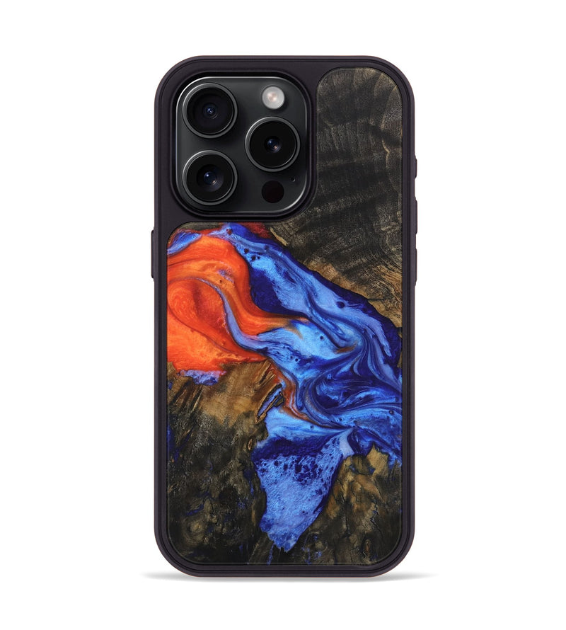 iPhone 15 Pro Wood Phone Case - Barron (Fire & Ice, 734334)