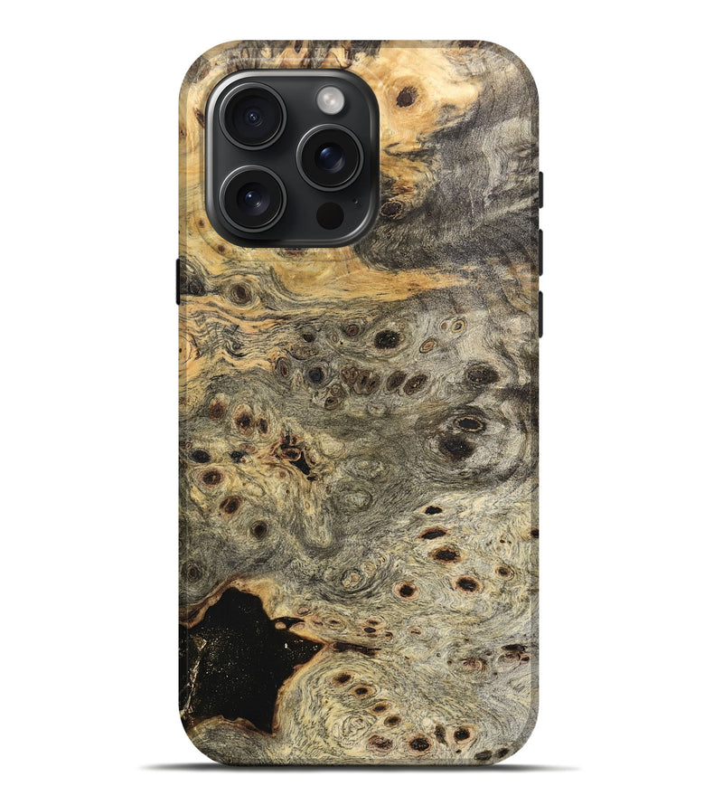 iPhone 16 Pro Max Wood Live Edge Phone Case - Devinne (Wood Burl, 734880)